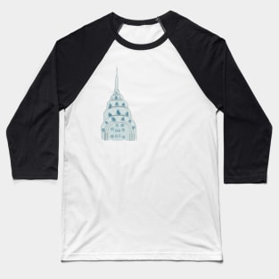 Chrysler Building Baseball T-Shirt